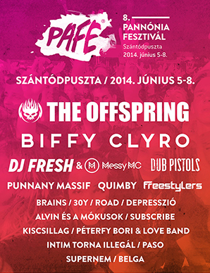 PAFE: nemcsak az Offspring és a Biffy Clyro miatt érdemes Szántódpusztára menni
