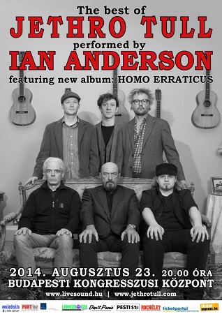 A legjobb Jethro Tull dalok és az új album Ian Anderson budapesti koncertjén