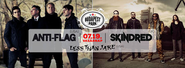 Anti-Flag, Skindred és Less Than Jake a Parkban