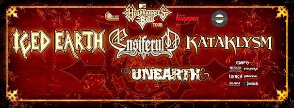 Iced Earth, Ensiferum, Kataklysm és Unearth a Barba Negrában