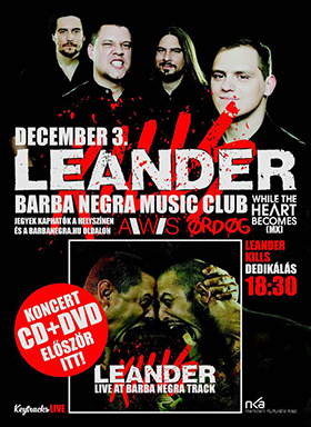 A Barba Negrában zárja turnéját a Leander Kills