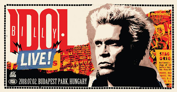 Hot In The City: júliusi koncert Billy Idollal a Parkban