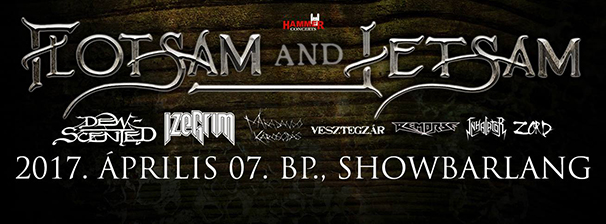 Minifesztivállá bővült a Flotsam And Jetsam és a Dew-Scented koncertje