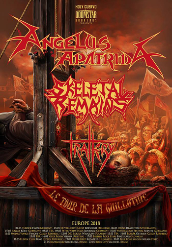 Angelus Apatrida, Skeletal Remains - Budapest, 2018. május 19.