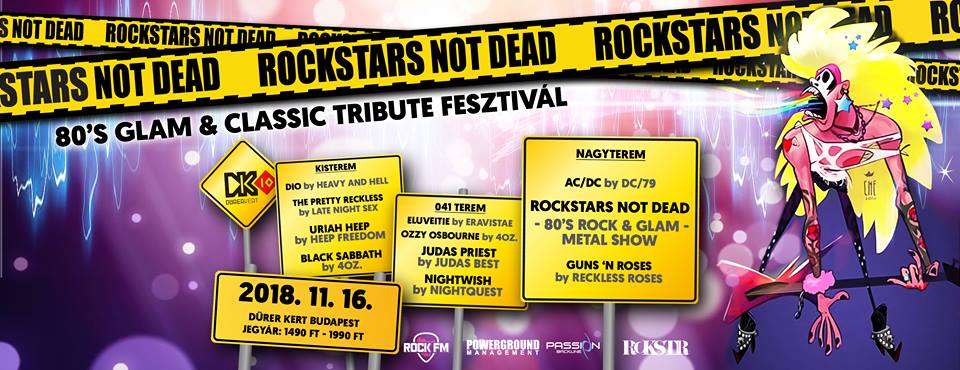Rockstars Not Dead: nagyszabású tribute-péntek a Dürerben
