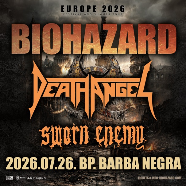 Biohazard, Death Angel és Sworn Enemy Budapesten