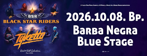 Budapestet is érinti a Black Star Riders és a Tyketto közös turnéja
