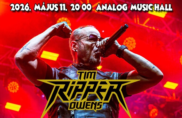 Május 11-én az Analogban ad koncertet Tim „Ripper″ Owens