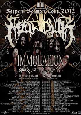 Marduk, Immolation - Budapest, 2012. szeptember 3.